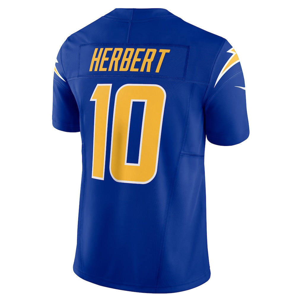 LA.Chargers #10 Justin Herbert Royal Vapor F.U.S.E. Limited Jersey