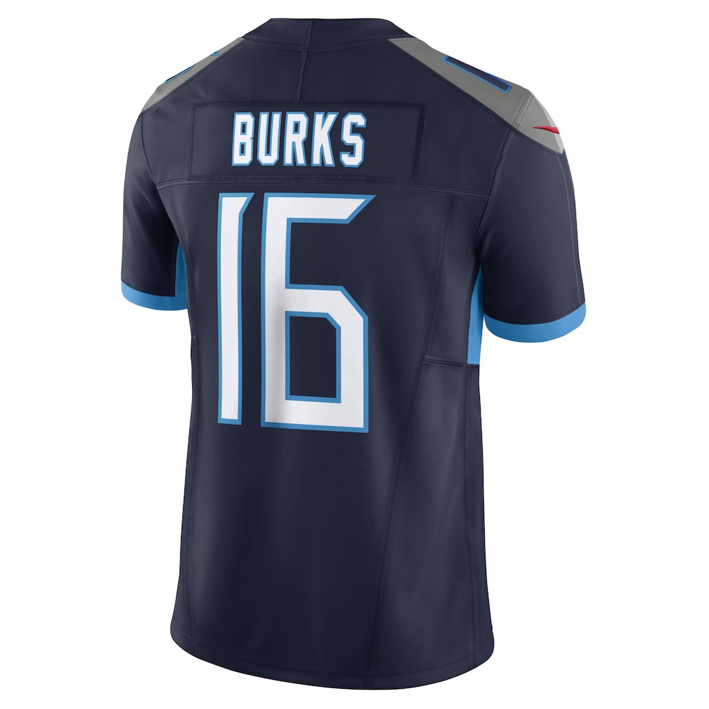 T.Titans #16 Treylon Burks Navy Vapor F.U.S.E. Limited Jersey