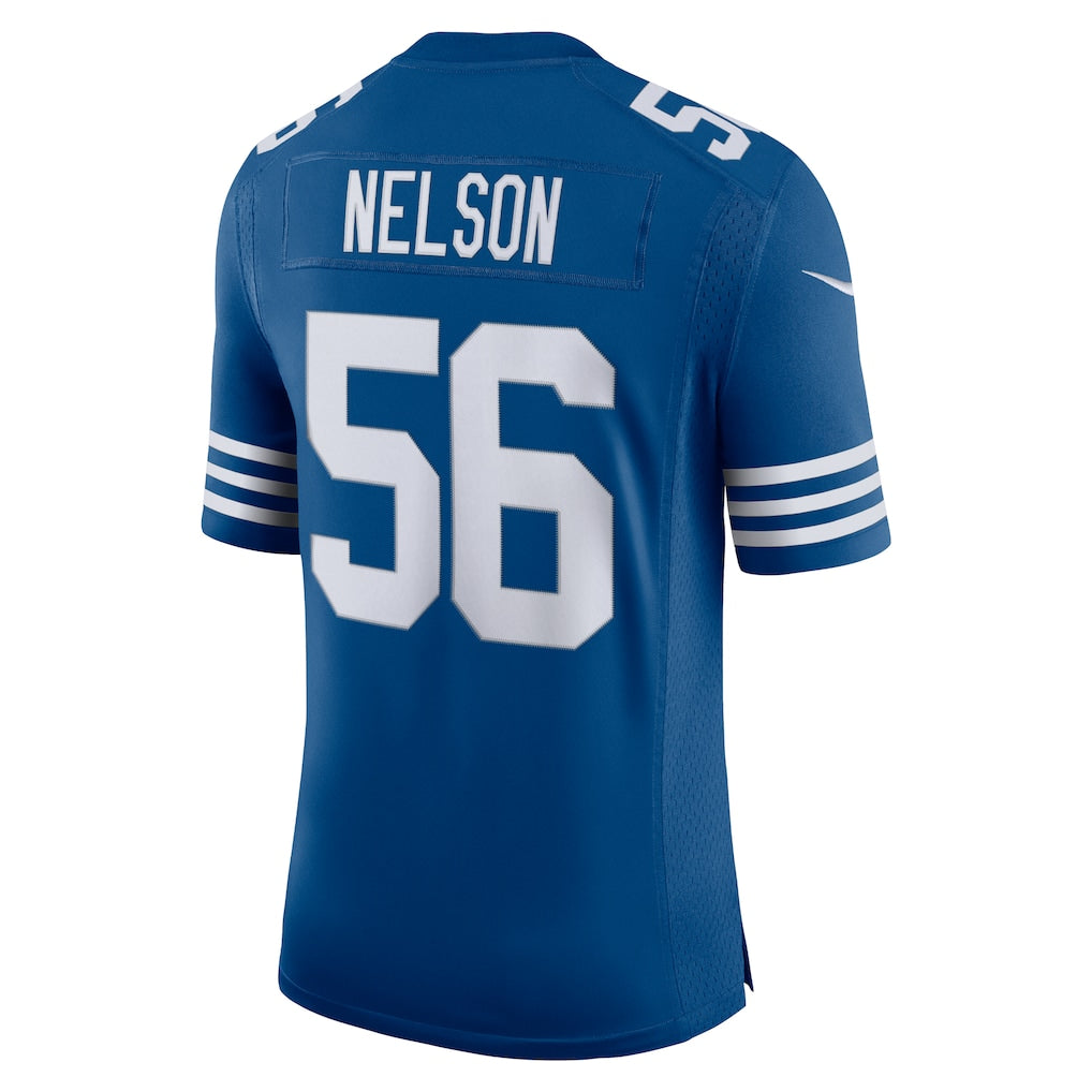 IN.Colts #56 Quenton Nelson Royal Vapor F.U.S.E. Limited Jersey