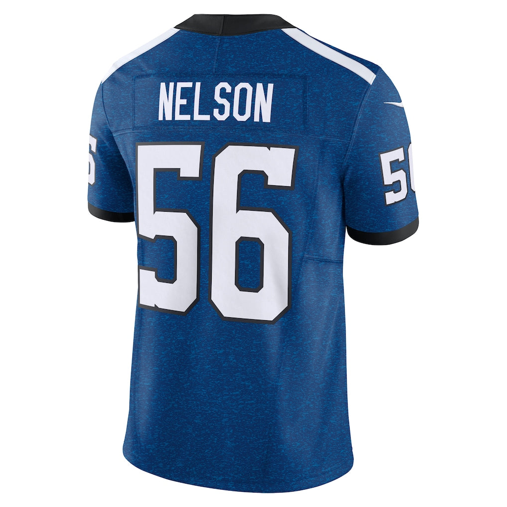 IN.Colts #56 Quenton Nelson Blue Vapor F.U.S.E. Limited Jersey